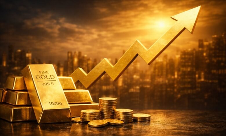 أسعار الذهب ترتفع إلى 4,646 دولار والأثر مرتبط بتحركات السندات