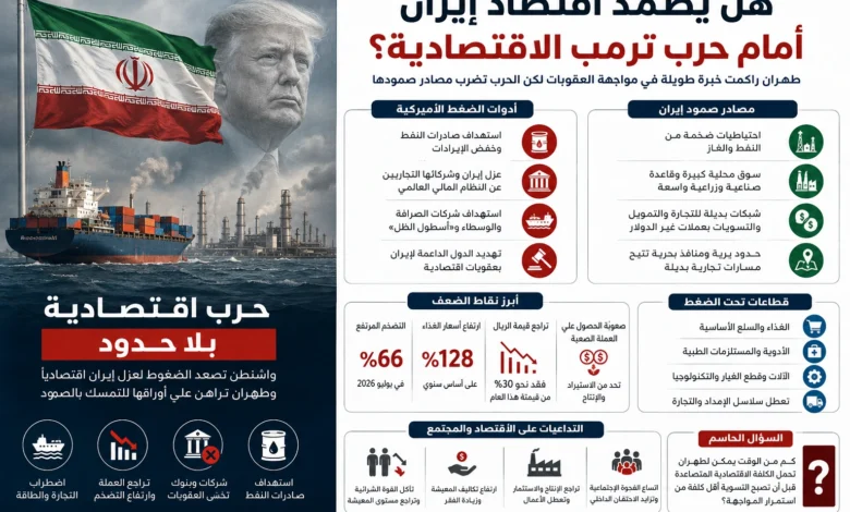 كلفة الصمود الإيراني: تضخم 66% وارتفاع أسعار الغذاء 128%