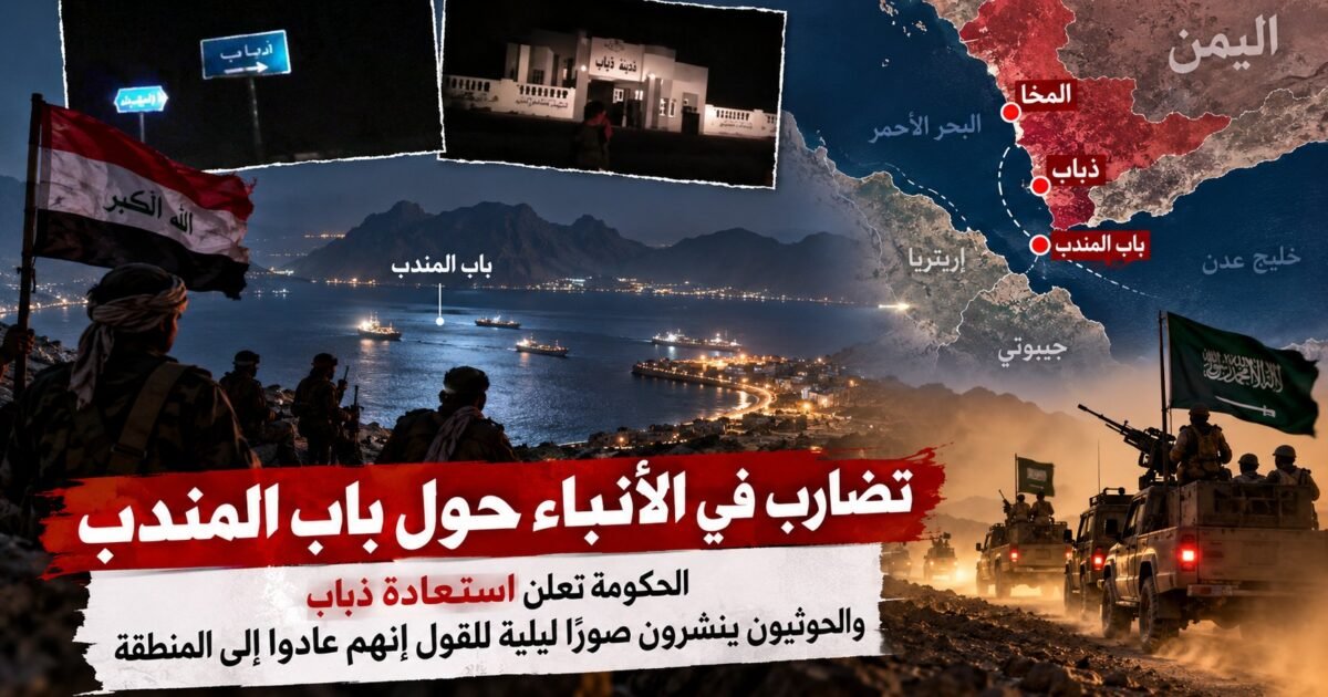التحالف السعودي أعلن غطاءً جويًا واسعًا لعملية «فجر Yemen» قرب باب المندب