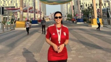 اختيار ستاريه رئيسي كقائدة مشجعي المنتخب الايراني في كأس عالم قطر ٢٠٢٢