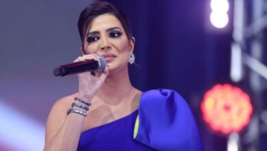 الإعلامية مريان القزي تقدم حفل النجمين ملحم زين و جورج وسوف في الدوحة
